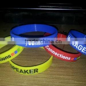 Printed Logo Silicon Wristbands,customized Design Wristband thumbnail-1