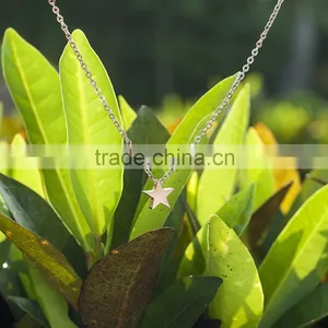 Stainless Steel 10mm Vintage Tiny Pentagram Star Charm thumbnail-4
