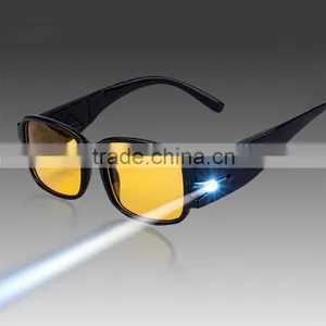 High Standard Yellow Lenses Classical Led Light Night Driving Sunglasses Polarized thumbnail-5