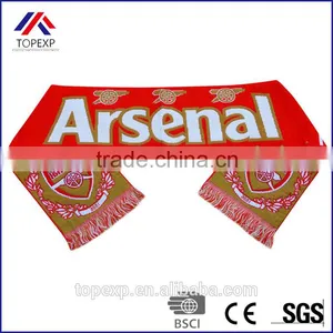 Professional Custom Knit Fan Scarf Jacquard Scarf thumbnail-1