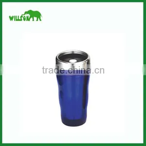 Unique Item Thermal Water Bottle Plastic 450ml BPA Free Vacuum Cup thumbnail-1