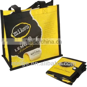 Simple Film Laminated Bag, pp Woven Shopping Bag, Foldable Shopping Bag thumbnail-1