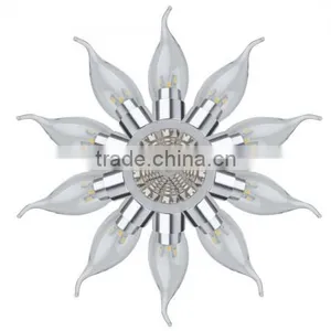 10 E14 6 LED 5630 SMD Candle Light Bulb Lamp Spotlight Warm White 3W thumbnail-2