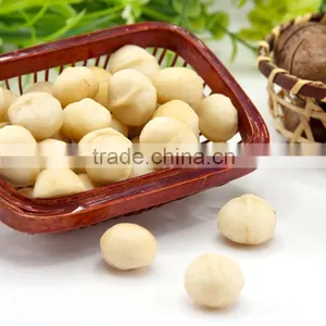 Raw Macadamia Nuts With Shell and Without Shell. thumbnail-1
