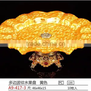 Cheap Plastic Colorful Fruit Plate With Holder thumbnail-6