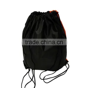210D Polyester Colorblock Drawstring Backpack thumbnail-2