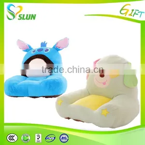 Baby Plush Toy Chair and Seat Princess Pink Kids Baby Beanbag Puff Chair Cartoon Kaw thumbnail-3
