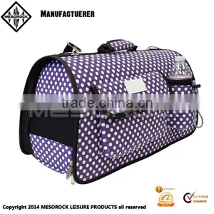 Portable Soft-sided Pet Travel Carrier House Kennel for Small Medium Puppy Dog Cat Tote Crates Shoulder Bag With Storage Pockets thumbnail-1