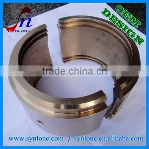 Custom Made Brass Casting Tungsten Carbide Bushing Parts thumbnail-1