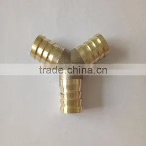1/8''-3/4'' Brass y Type Three-way Hose Barb Adapter thumbnail-2