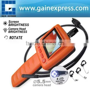 2.4 LCD Portable Video Inspection Endoscope 5.5mm Camera 1m Cable thumbnail-1
