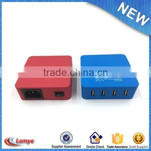 Cell Phone Charger Mobile Accessories Phone Home Wall Charger With 4 Usb Port thumbnail-2