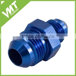 Male AN10 to AN8 Flare Metric Straight Fitting Male Aluminium Hose Fitting Adatper Reducer thumbnail-2