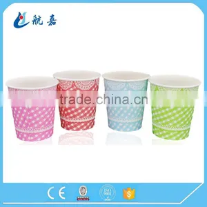 7oz Custom Printed Double PE Cold Drink Paper Cup With Lid thumbnail-6