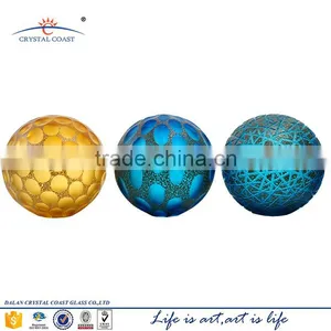 Glass Ball Shape Handmade Craft From Waste Material thumbnail-1