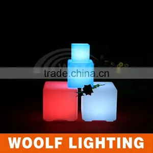 Swimming Pool Waterproof Outdoor Illuminated LED Cube Chair thumbnail-5