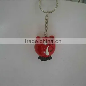 Polyresin Pig Shaped Figurines as Key Chains thumbnail-1