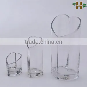 Wholesale Hand Blown Decorative Glass Vases With Heart Shape thumbnail-1
