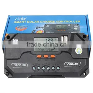 Solar Charge Controller 40A LCD Dual USB Smart Solar Charge Controller High Quality Solar Panel Power Energy System Controller thumbnail-2