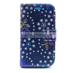 Peacock Pattern PU Leather Case Cheap Phone Case Flip Leather Holster for Wiko Goa thumbnail-2