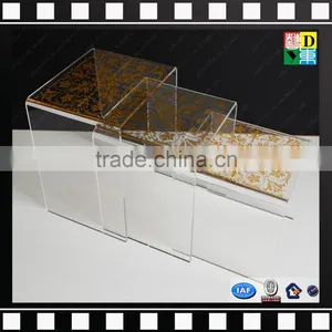 Cheap Clear Acrylic Nesting Table Retail Displays From Shenzhen Manufacturer thumbnail-2