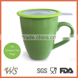 WS-TS18 Stainless Steel Mug Tea Filter Tea Infuser Bottle With Silicone Rimmed Lid thumbnail-3