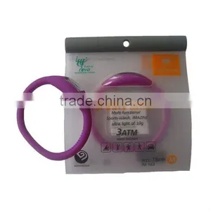 1ATM or 3ATM Ion Silicone Wristband Watch With Plastic Box thumbnail-1