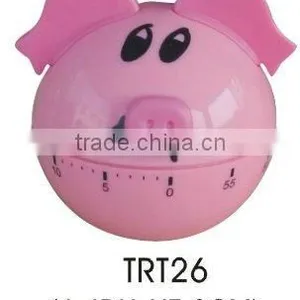 Plastic Pig Shape Kitchen Sound Timer/mechanical Timer thumbnail-1