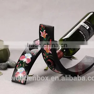 Wine Cellar Design Commercial Wine Stylish Wooden Wine Bottle Holder, Wooden Wine Rack, Metal Wine Rack thumbnail-1