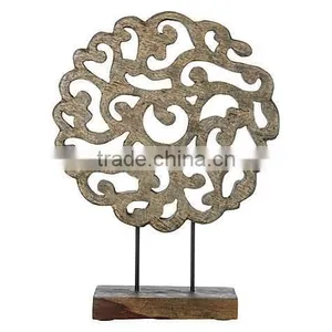 Wood Antique Designer Sculpture thumbnail-1