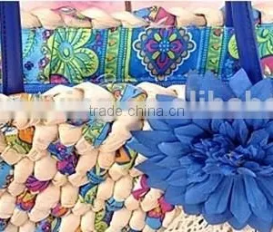 Handmade Cheap Summer Corn Straw Beach Bag thumbnail-5