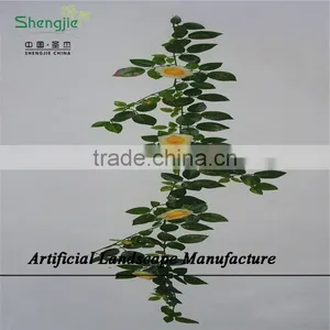 SJZJN 150 2015 Hot Sale Rattan Artificial Hanging Plants in Factory Price thumbnail-6