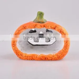 Pumpkin Candle Holder Ceramic Artware/Home Decoration Halloween Candlestick thumbnail-6