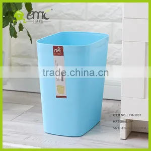 Plastic Dust Bin for Indoor Places, PP Rubbish Bin for Household, Plastic Rectangle Rubbish Bin thumbnail-2