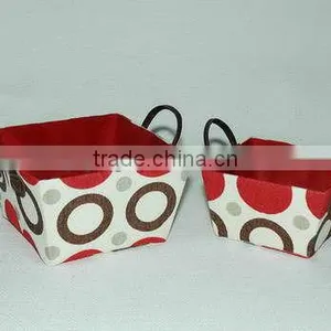 Handmade Paperboard Basket thumbnail-1