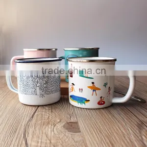 Customized Printed Enamel Mugs Factory Wholesale thumbnail-1