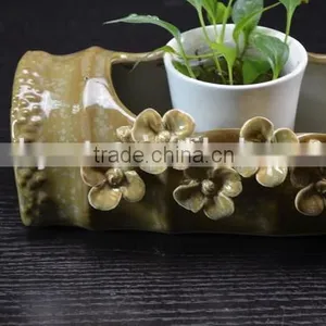 Factory Ceramic Handmade Flower Pot for Garden Plant Decoration thumbnail-3