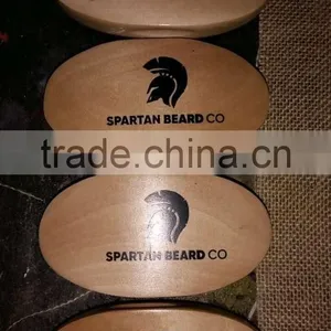 Beard Brush - 100% Wild Boar Bristles - Natural Sustainable Wood - Ideal for Beard thumbnail-1