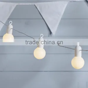 20 Warm White Indoor Outdoor Use Hanging LED Festoon Party Lights thumbnail-6