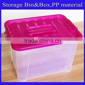 9L Toys Kits Clear Large Plastic Storage Bin&Box With Lids thumbnail-1