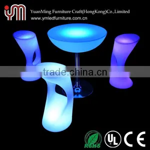 Glow Led Plastic Chair Led Bar Stool thumbnail-3