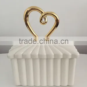 Fashion Ceramic Jewelry Box Square thumbnail-3