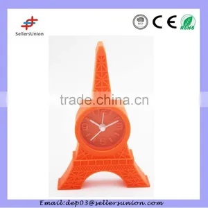 Waterproof Clock Eiffel Tower Design thumbnail-1