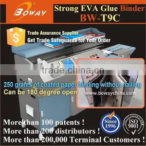 A3 A4 58mm Thickness Enhanced EVA Glue Binding Note Book Manufacturing Machine thumbnail-1