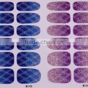 Hot Selling Gradient Color Nail Sticker for Girls, Gradient Nail Stick Fashion Nail Art Decals thumbnail-3