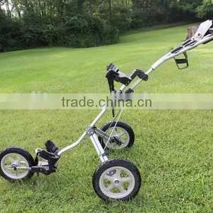 Pulled 3 Wheeled Golf Bag Cart thumbnail-1