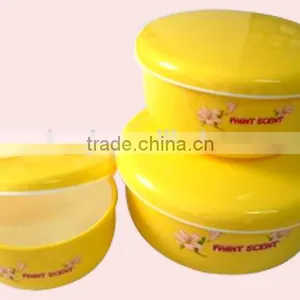 Food Grade KitchenPlastic Salad Bowl /Soup Bowl Set With Lid thumbnail-2