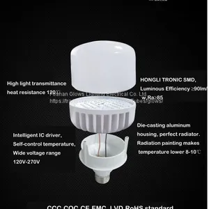 Die-casting Aluminum High Power Tshape Bulb thumbnail-1