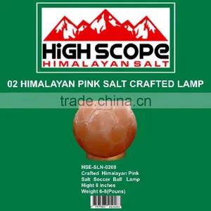 Himalayan Pink Salt Lamp Globe Shape With 6ft Cord, 15 Watt Bulb 110 or 220 Volts With Dimmer Full Set 3kg or 6 Pounds thumbnail-2