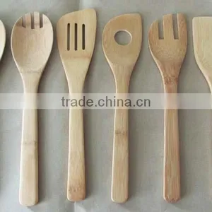 Bamboo Kitchen Scoops Cooking Tools thumbnail-1